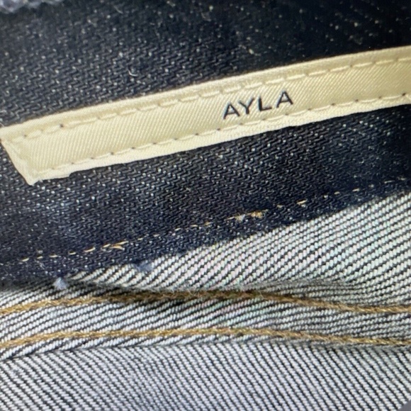 Citizens Of Humanity Ayla Baggy Cuffed Crop Stretch Bandit Size 24 Nwt - Picture 7 of 10